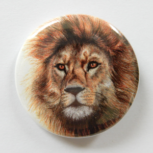 Jessy Megan badge portrait animal Lion
