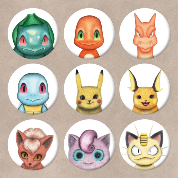 Badges & Magnets Pokémons