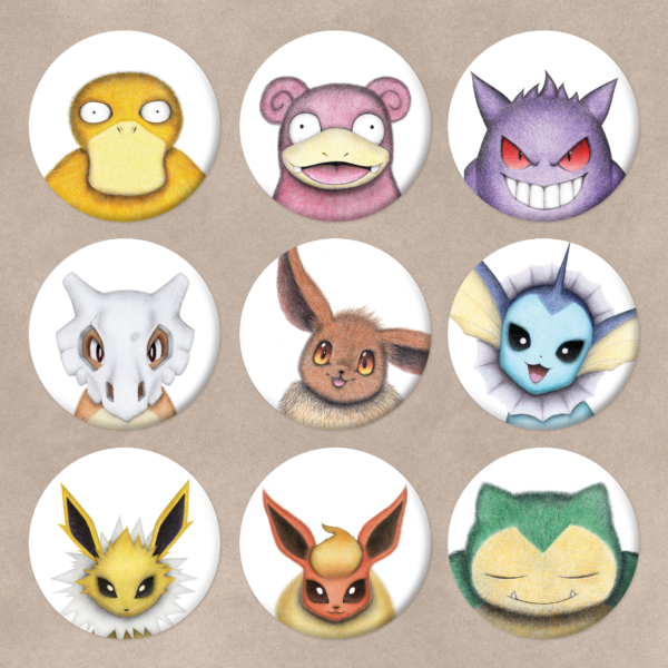 Badges & Magnets Pokémons