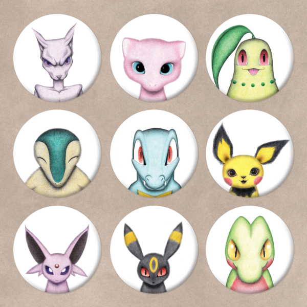 Badges & Magnets Pokémons