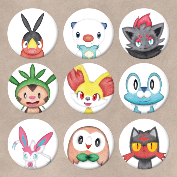 Badges & Magnets Pokémons