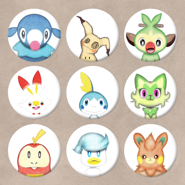 Badges & Magnets Pokémons