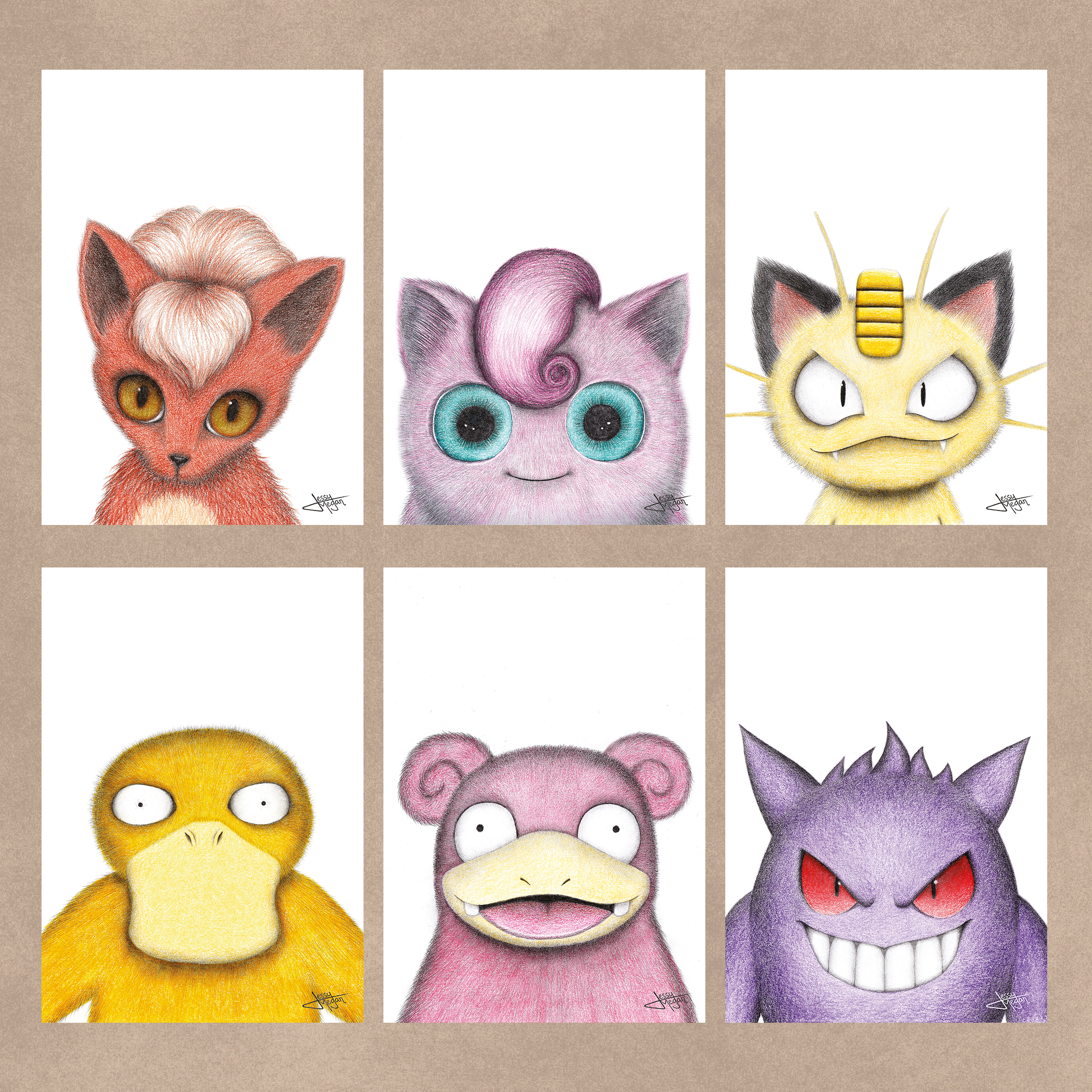 Cartes postales Pokémons