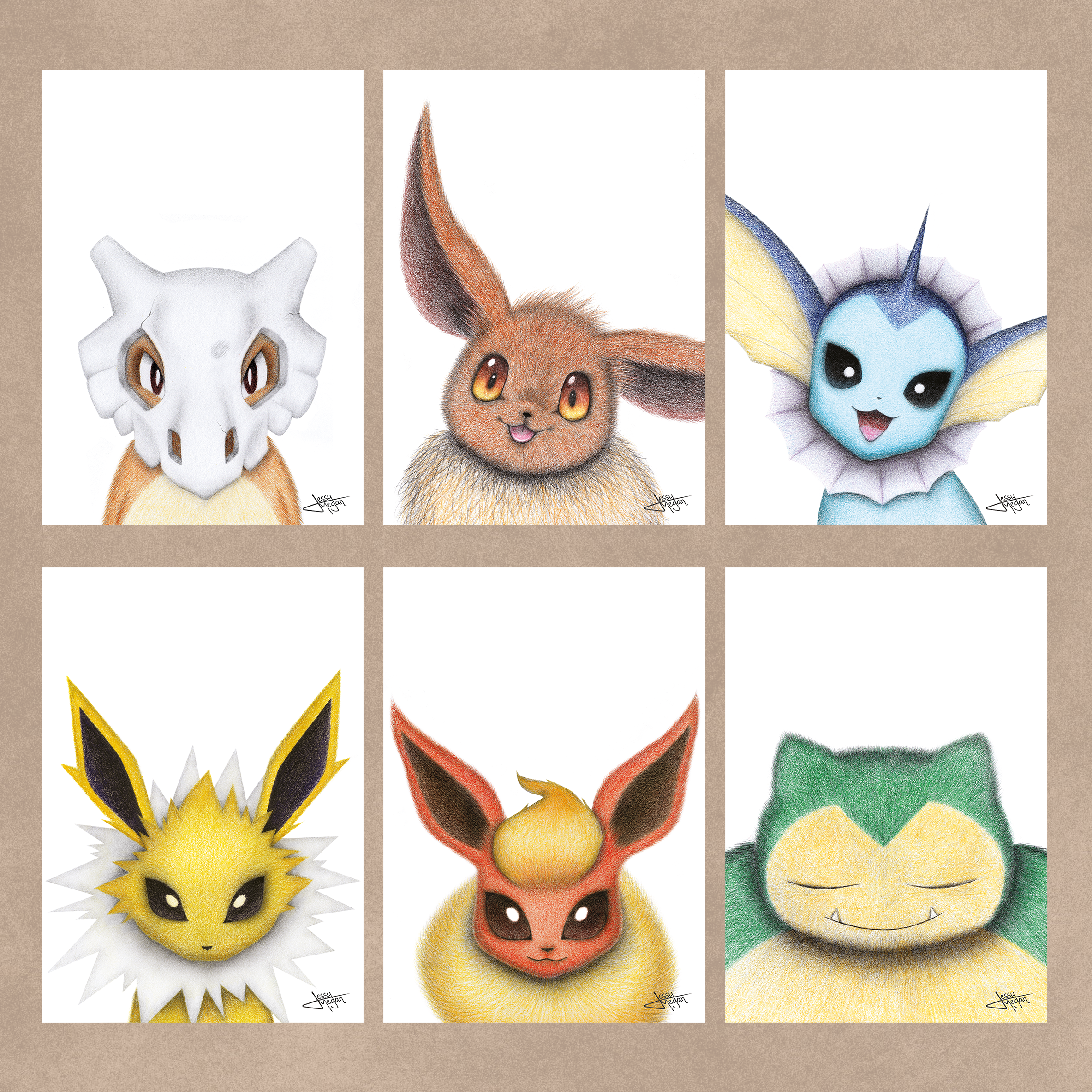 Cartes postales Pokémons