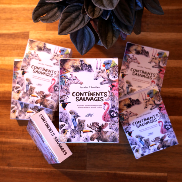 Continents Sauvages - jeu des 7 familles