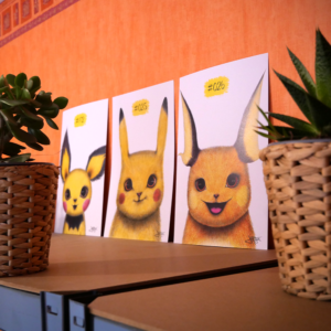 Portraits réalistes Pokémons prints