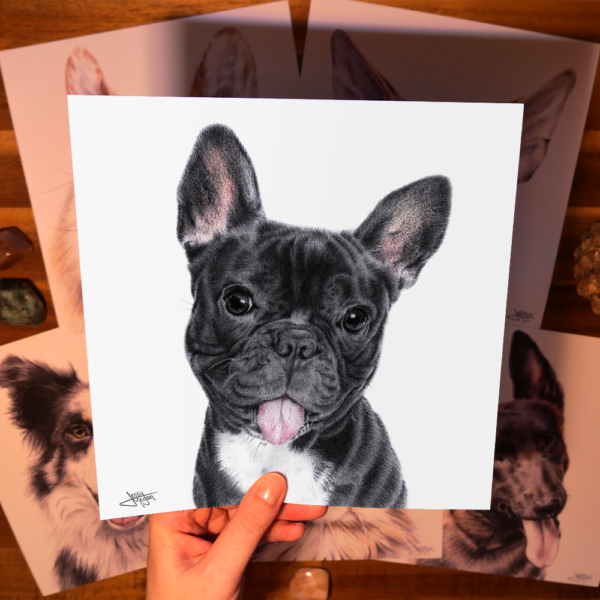 Portrait réaliste animal de compagnie prints