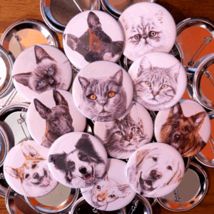 Magnets animaux chiens chats