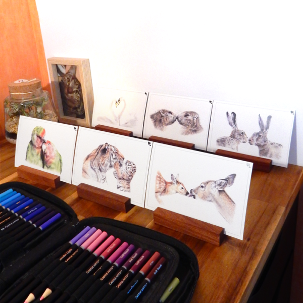 Calendrier réutilisable Love cartes